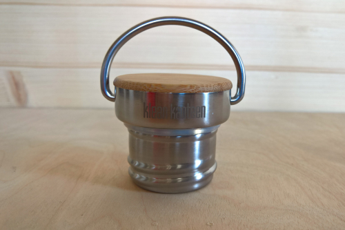 Edelstahldeckel mit Bambusholz Deckel